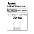 SYLVANIA WSC3809 Service Manual