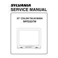 SYLVANIA SRT2227W Service Manual