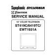 SYLVANIA ST419C Service Manual